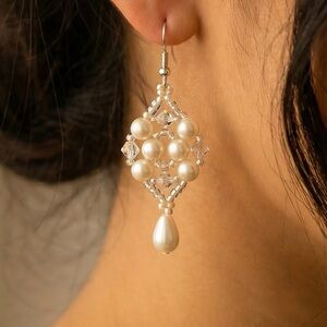 Elegant Pearl Drop Earrings
